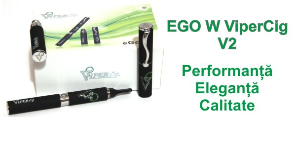 Cea mai performanta tigara electronica Ego W Vipercig v2